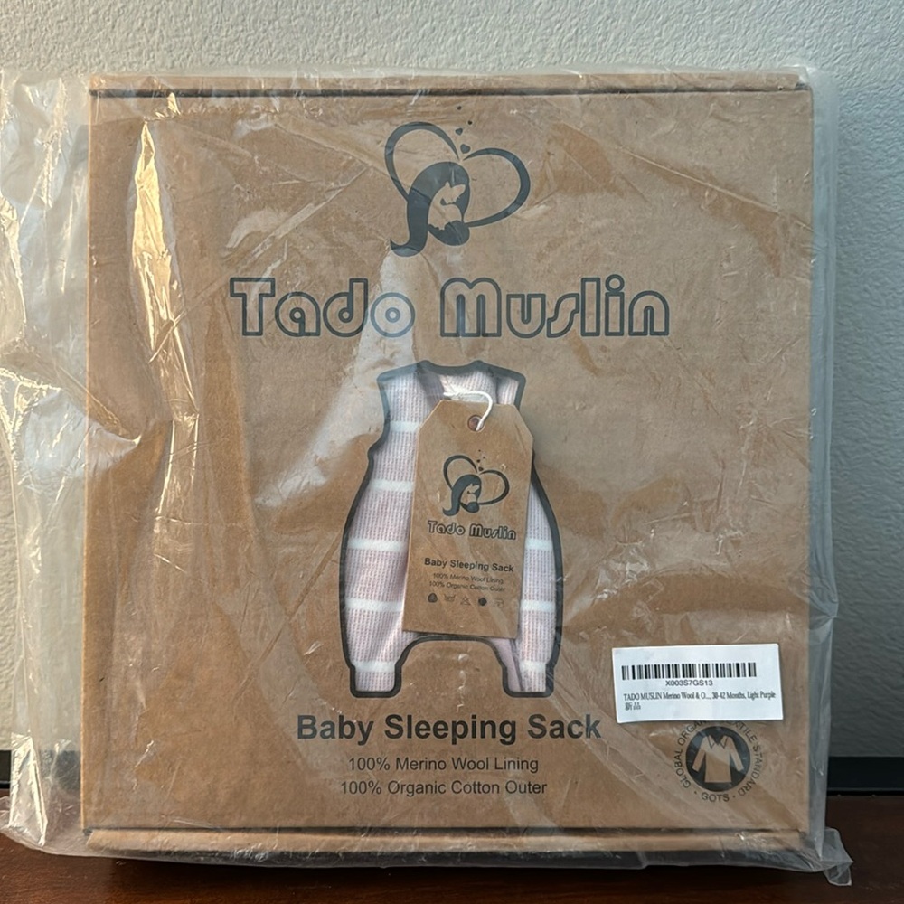 NWT Tado Muslin baby sleep sack